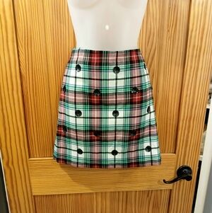 Like New Scotch Plaid Mini Skirt